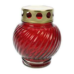 Grablampe Glas 13,5x9,5cm rot 284gr