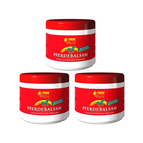 3x Pferdebalsam Gel 500ml - vom Pullach Hof