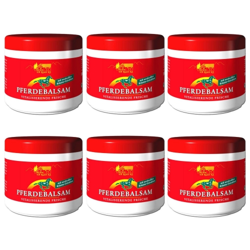 6x Pferdebalsam Gel 500ml - vom Pullach Hof