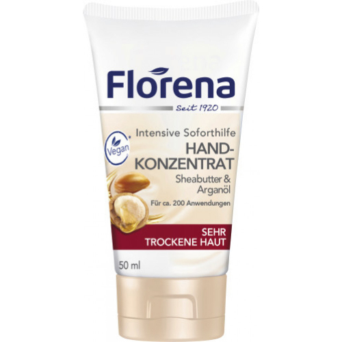 Florena Handkonzentrat mit Sheabutter + Arganl 50ml