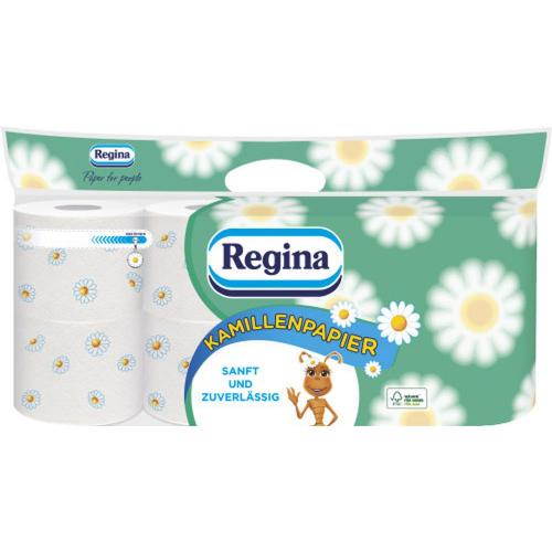 Regina Toilettenpapier Kamille Kamillenpapier 8 Rollen 3-lagig 