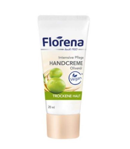 Florena Handcreme Handpflege Olivenöl Mini Vegan 20ml