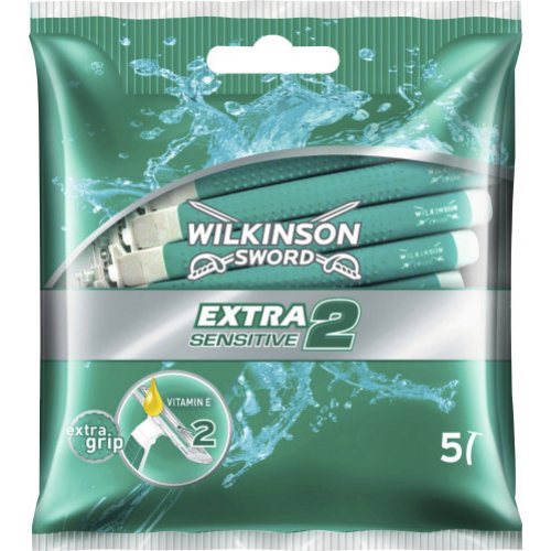 Wilkinson Extra 2 Sensitive Einwegrasierer Fertigrasierer 5 Stück