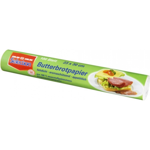 Selection Butterbrotpapapier 100 Blatt