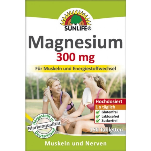 Sunlife Magnesium 300mg Tabletten 150er