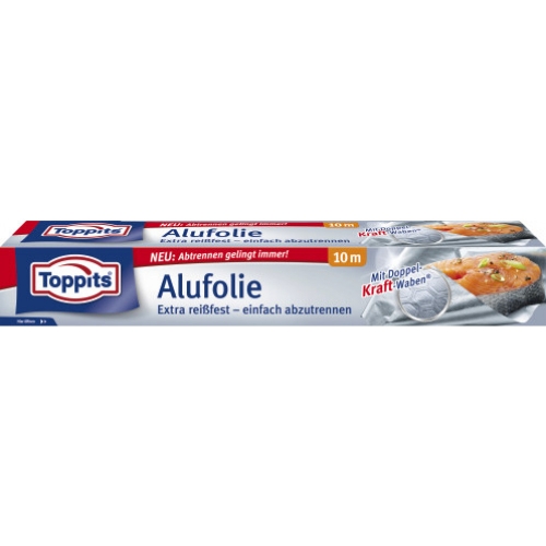 Toppits Kraft Alufolie Rolle 10 Meter