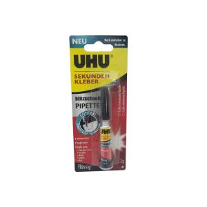 Uhu Sekundenkleber blitzschnell Pipette 3g
