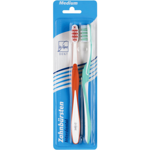 LaLigne Zahnbrste Mittel Medium Interdental 2er