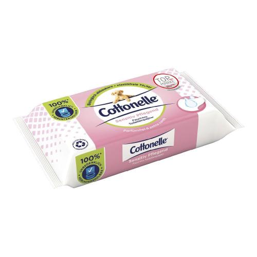 Cottonelle feuchtes Toilettenpapier Sensitive Nachfüller 42er Pack