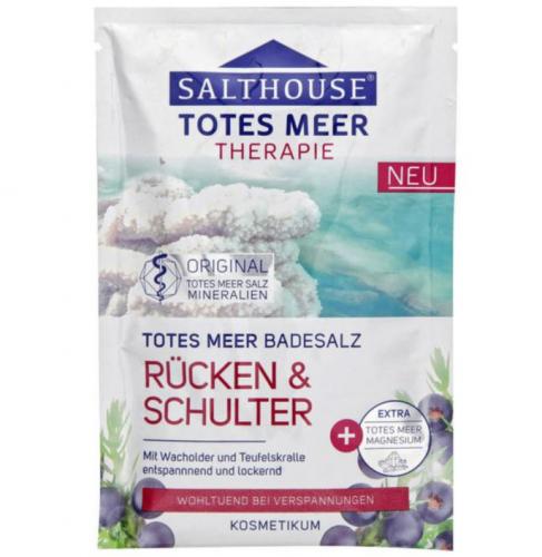 Salthouse Totes Meer Therapie Badesalz Rücken & Schulter 80g