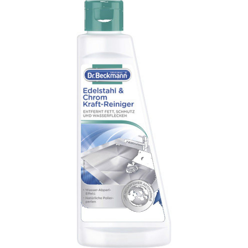 Dr.Beckmann Kraftreiniger Edelstahl + Chrom 250ml Flasche