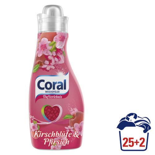 Coral Weichspüler Kirschblüte & Pfirsich 27 Waschladungen 675ml