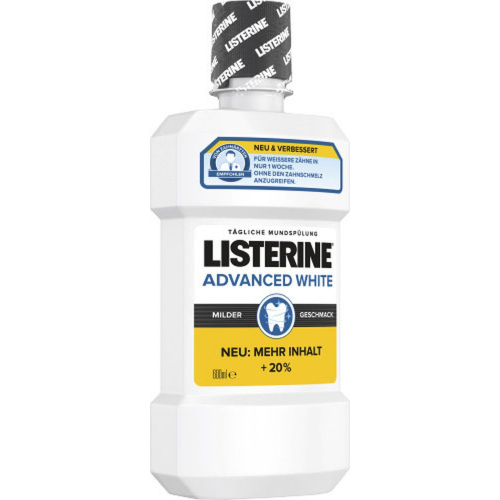 Listerine advanced white 600ml Flasche