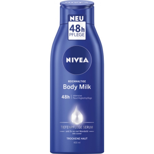 Nivea Reichhaltige Body Milk 400ml Flasche