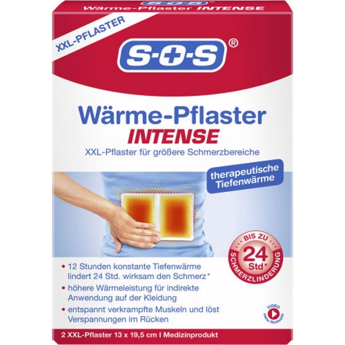 SOS Wrme-Pflaster Intense 2 XXL Pflaster