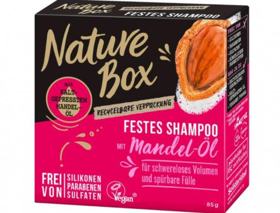 Nature Box Festes Shampoo Mandel 85g