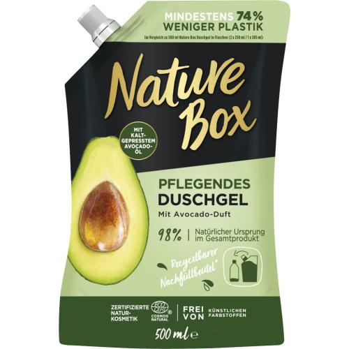 Nature Box Duschgel Avocado 500ml Nachfller-Pack