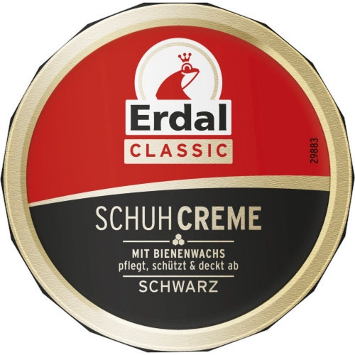 Erdal Dosencreme Schwarz 75ml Dose