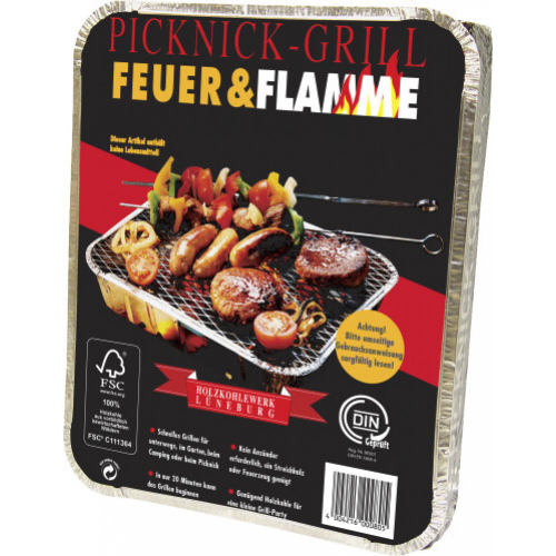Picknick-Grill Feuer&Flamme Einweg