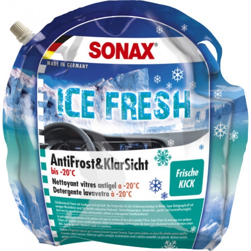 Sonax Antifrost und Klarsicht 3L Icefresh bis -20 Grad Frische Kick