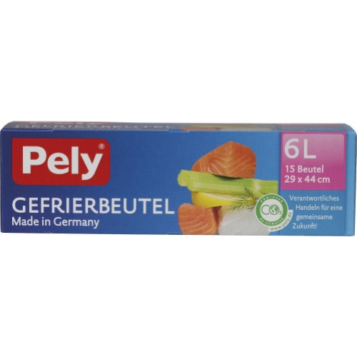 Pely Gefrierbeutel 6L 15 Stück