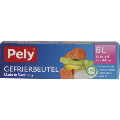 Pely Gefrierbeutel 6L 15 Stck