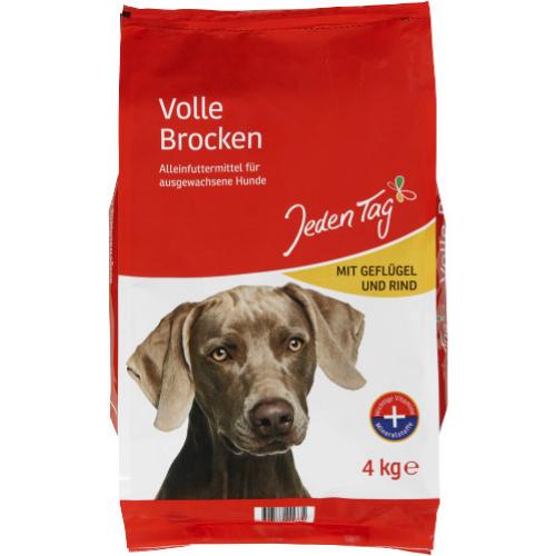 JedenTag Hundefutter Hundenahrung Hund trocken Geflgel + Rind 4kg