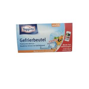 Toppits Gefrierbeutel Normal 1L 40 Stck