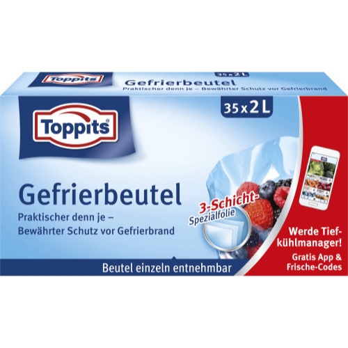 Gefrierbeutel Normal 2L 35 Stck