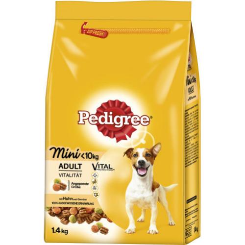 Pedigree adult mini Huhn + Gemse 1,4kg Beutel