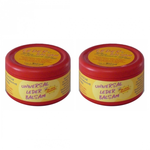 2 x Universal Lederbalsam Schuhpflege Lederpflege 250ml 