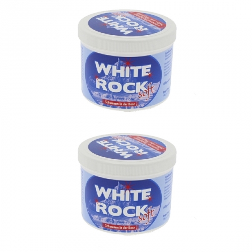 2 x White Rock - Weisser Stein 400g  made in Germany