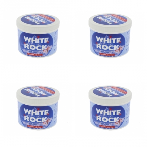 4 x White Rock - Weisser Stein 400g  made in Germany
