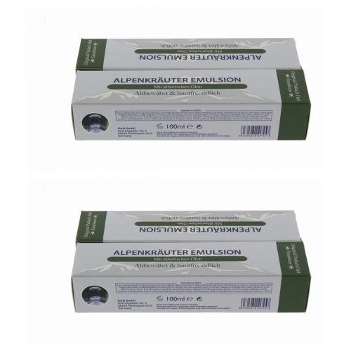 2 x Alpenkruter Emulsion 100 ml -Tube - Pullach Hof