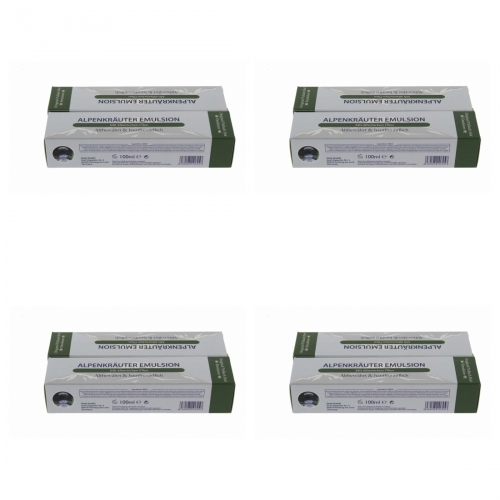4 x Alpenkruter Emulsion 100 ml -Tube - Pullach Hof