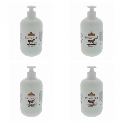 4 x NATURHOF Pferde Gel 500 ml
