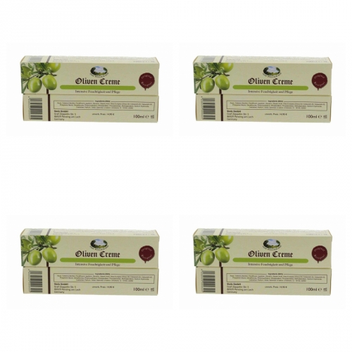 4 x Olivencreme 100ml - Tube Pullach Hof