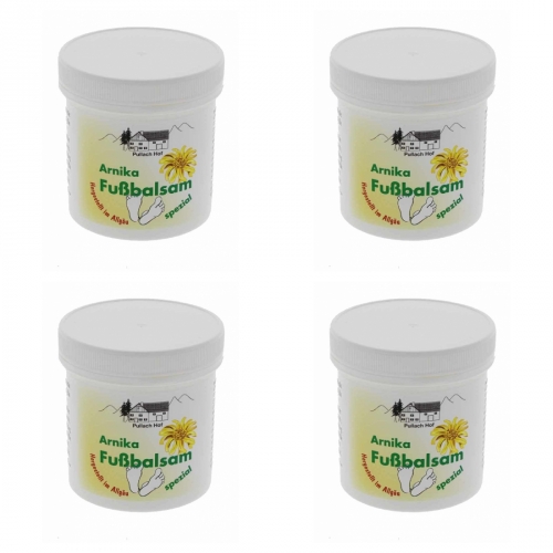 4 x Arnika-Fussbalsam 250ml Pullach Hof