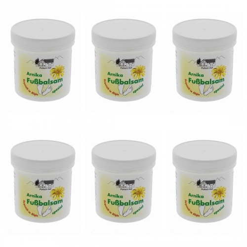 6 x Arnika-Fussbalsam 250ml Pullach Hof