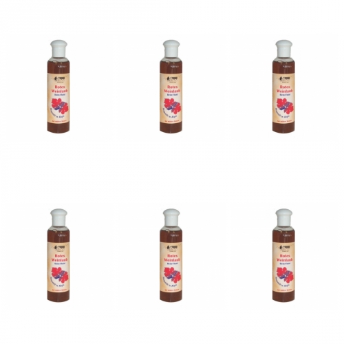 6 x Rotes Weinlaub Bein-Fluid 250ml Pullach Hof