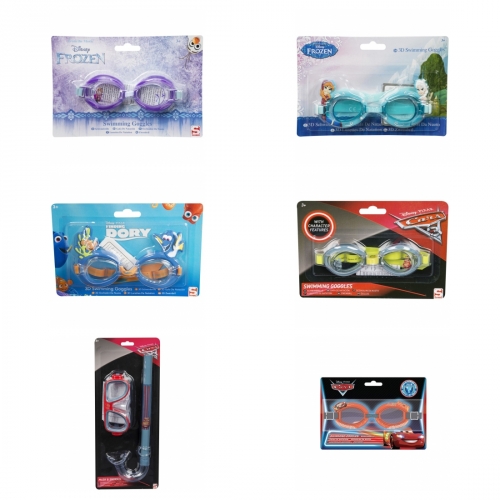 Schwimmbrille Frozen, Dory, Cars, Star Wars
