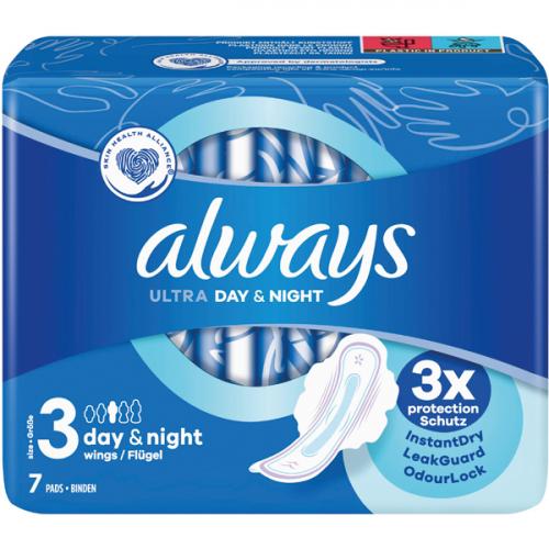 Always Ultra dnne Binde Night mit Flgeln 7er