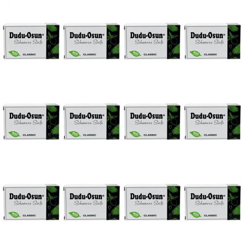 12 x Schwarze Seife Dudu Osun - Menge: 150g