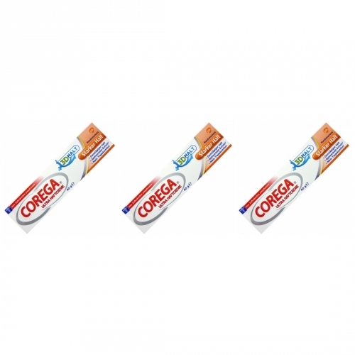 3 x Corega Ultra Haftcreme Starker Halt 40ml