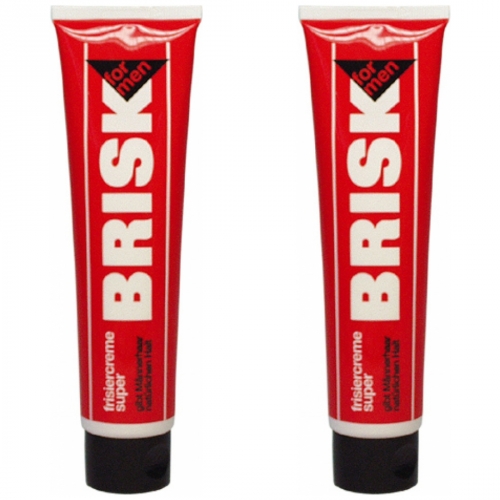 2 x Brisk Frisiercreme Standtube 100ml