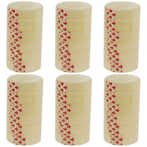 6 x Klebefilm transparent 6 Rollen a 10mx12mm