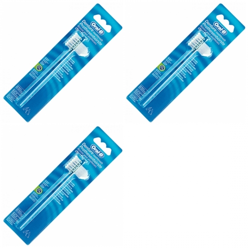 3 x Oral-B Prothesenbrste Zahnbrste Zahnprothesenreinigung 1 Stck