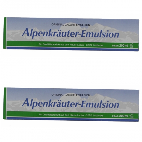 2 x Alpenkräuter-Emulsion 200ml