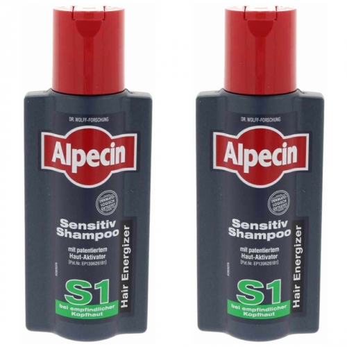2 x Alpecin Aktiv Shampoo 250ml Sensitiv S1