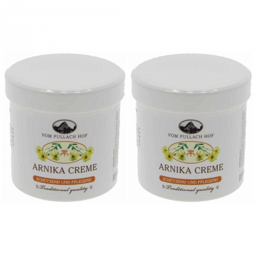 2 x Pullach Hof Arnika Creme Feuchtigkeitscreme Hautpflege 250ml